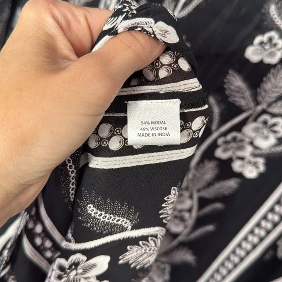 TUCKERNUCK Tnuck Beach Noir‎ Bloom Caftan Dress Coverup - Picture 10 of 12